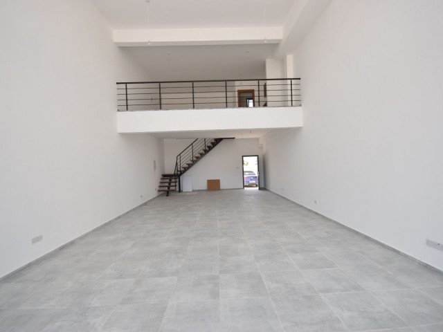 150 m² Shop for Rent with Mezzanine Floor in a New Building 200 M from Girne Karaoğlanoğlu Street