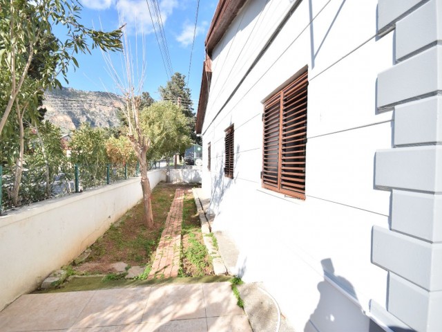 Opportunity! Fully Built, Cost-Free, Detached, Corner Location House for Sale in Girne Bosphorus