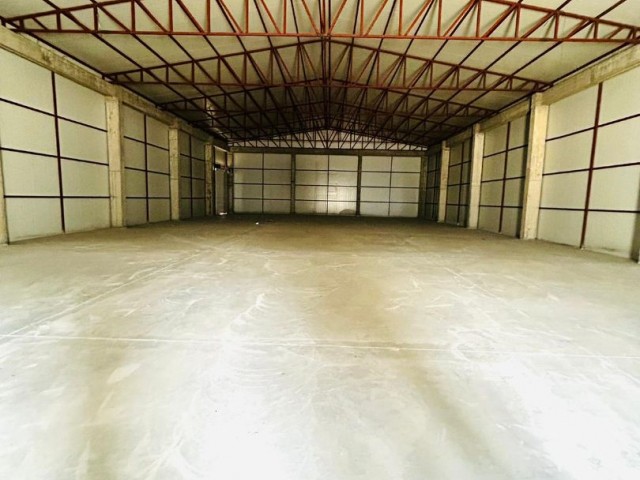  WAREHOUSE FOR RENT IN THE INDUSTRIAL ZONE IN HASPOLAT LEFKOŞA 