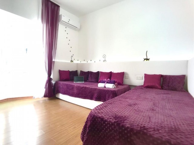 3+1 luxury apartment for rent in Kyrenia Center