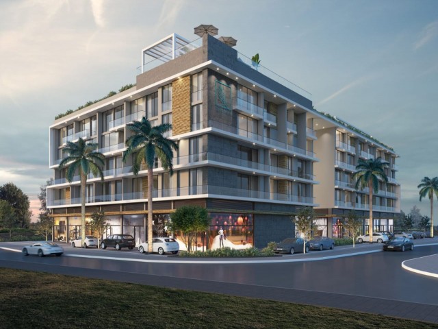 1+1, 2+1 and 3+1 apartments for sale in Kyrenia Center, Karakum region. From the new project!