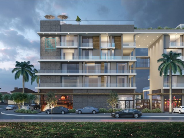 1+1, 2+1 and 3+1 apartments for sale in Kyrenia Center, Karakum region. From the new project!