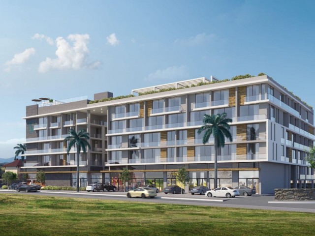 1+1, 2+1 and 3+1 apartments for sale in Kyrenia Center, Karakum region. From the new project!