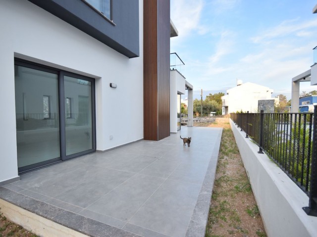 New 3+1 Garden Villa in a Magnificent Location Parallel to the Main Road in Kyrenia Çatalköy