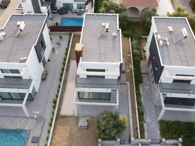 Neue 3+1 Gartenvilla in herrlicher Lage parallel zur Hauptstraße in Kyrenia Çatalköy