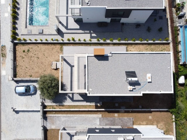 Neue 3+1 Gartenvilla in herrlicher Lage parallel zur Hauptstraße in Kyrenia Çatalköy