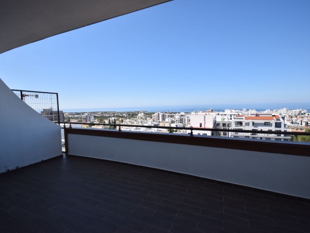 Luxury Furnished 3+1 Flat for Sale with Full Sea View in a Secured Site with Pool in Kyrenia Center