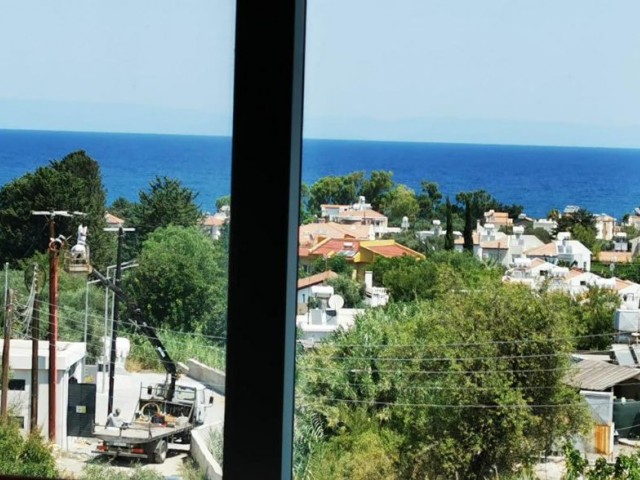 4+1 Wohnung zu vermieten mit Meerblick in Kyrenia Lapta