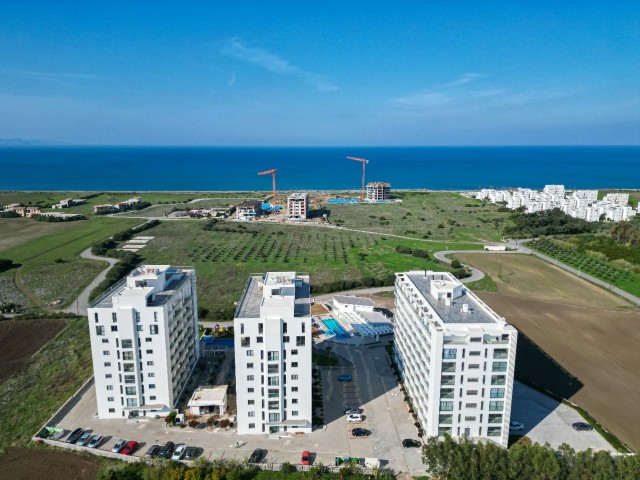 Studio-Apartment mit 1 Schlafzimmer im Güzelyurt Gaziveren Park Residence zu verkaufen.