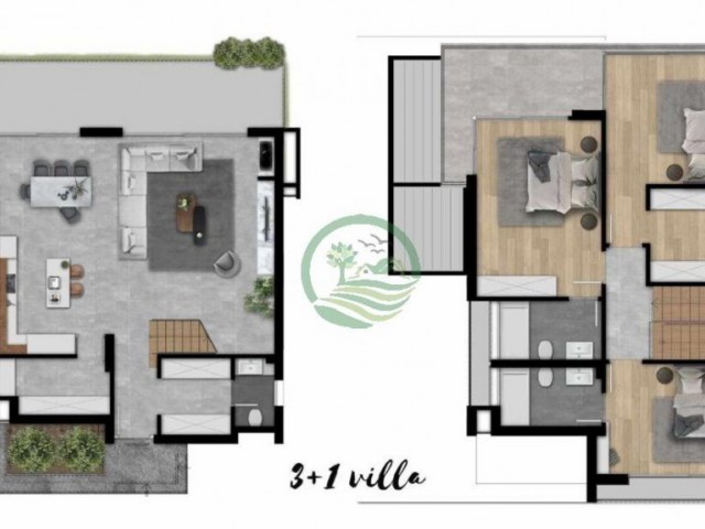 3+1 VILLA IN GAZI MAGUSA ÖTUKENDE ZU VERKAUFEN ** 