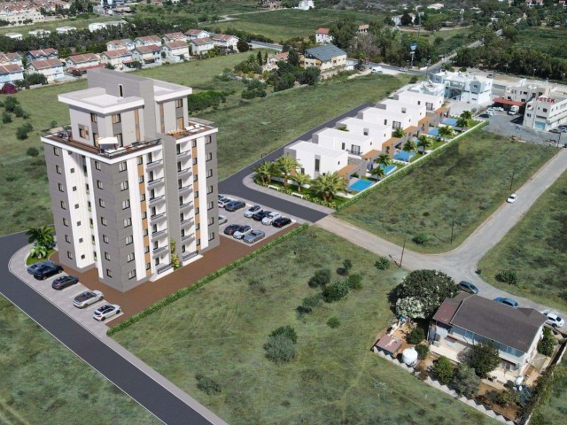 FLATS FOR SALE IN İSKELE LONGBEACH WALKING DISTANCE TO THE SEA WITH LAUNCH PRICE