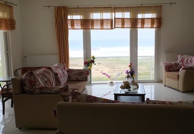 3+1 Furnished Apartment with Sea View For information:05338867072 ** 