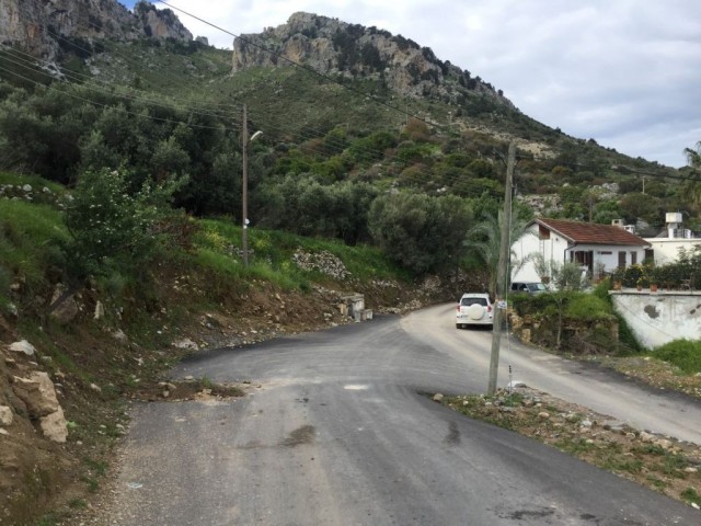 KYRENIA/Karşıyaka village around 2.5 Dönüms of PLOT with excellent sea and mountain views