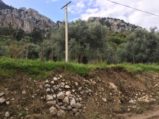 KYRENIA/Karşıyaka village around 2.5 Dönüms of PLOT with excellent sea and mountain views