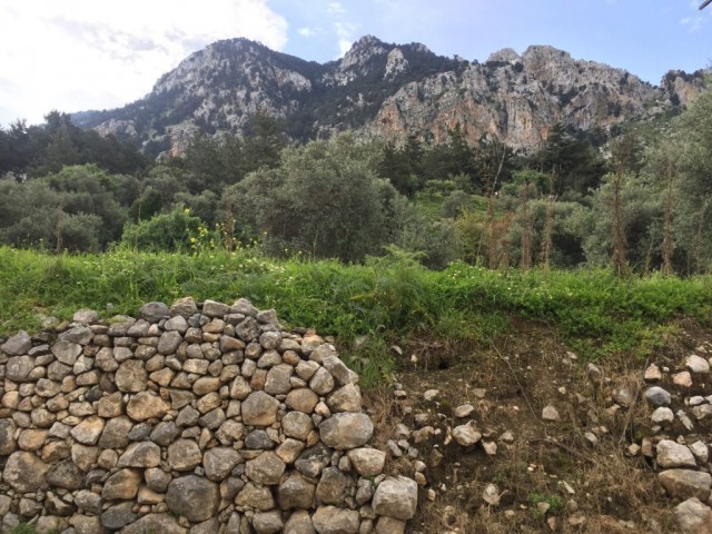 KYRENIA/Karşıyaka village around 2.5 Dönüms of PLOT with excellent sea and mountain views