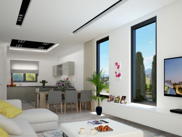 KYRENIA ALSANCAK 3+1 NEW APARTMENT WITH POOL NEAR LIVING AREAS ** 