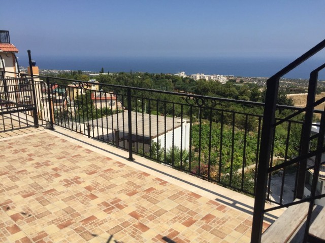 Semidetached 2 bedroom villa with excellent sea views in Arapkoy village