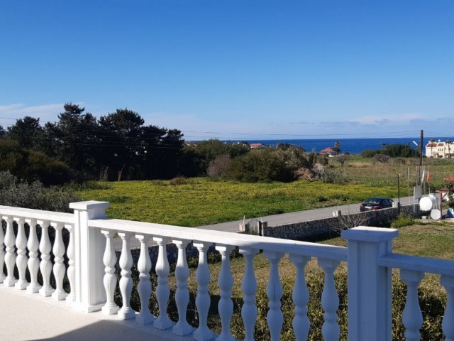 200 m2 3 + 1 Villa with swimming pool and beautiful garden with 1 donum of land  very close to the sea with stunning sea and mountain views 