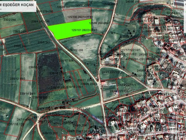 LAND FOR SALE MORE THAN 6 ACTS FOR INVESTMENT IN İSKELE CENTER (0533 871 6180)