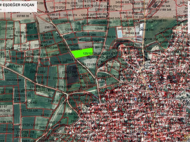 LAND FOR SALE MORE THAN 6 ACTS FOR INVESTMENT IN İSKELE CENTER (0533 871 6180)