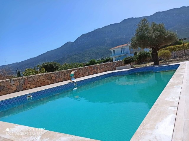 KYRENIA LAPTA AREA NEAR SYMPATHY HOTEL  4+1 FULLY FURNISHED VILLA AVAILABLE WITH SWIMMING POOL : DOĞAN BORANSEL +90533 867 19 11