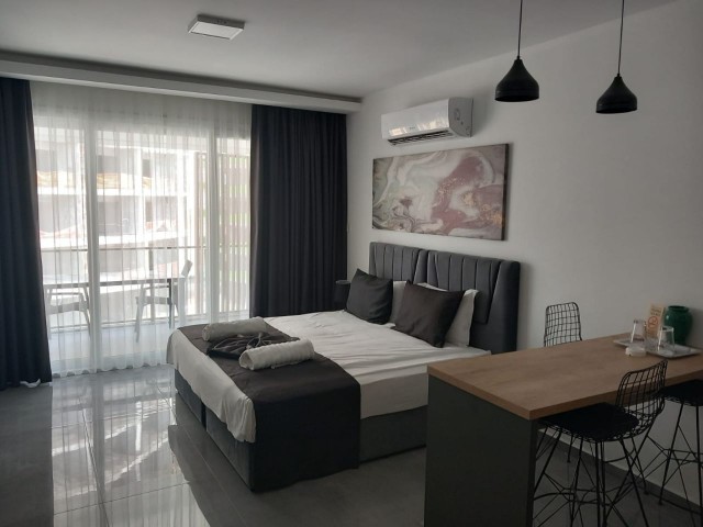 FULLY FURNISHED STUDIO FLAT FOR SALE IN İSKELE LONGBEACH COURTYARD SITE (0533 871 6180)