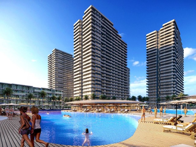 İSKELE LONGBEACH'DE MUHTEŞEM GRAND SAPPHİRE BLU PROJESİNDE SATILIK STÜDYO DAİRELER (0533 871 6180)