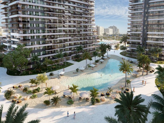 STUDIOWOHNUNGEN ZUM VERKAUF IM GRAND SAPPHİRE BLUE PROJEKT IN İSKELE LONGBEACH (0533 871 6180)