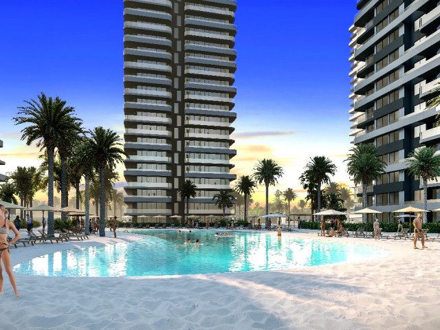 1+1 WOHNUNGEN ZUM VERKAUF IM ATEMBERAUBENDEN GRAND SAPPHİRE BLU-PROJEKT IN İSKELE LONGBEACH (0533 871 6180)