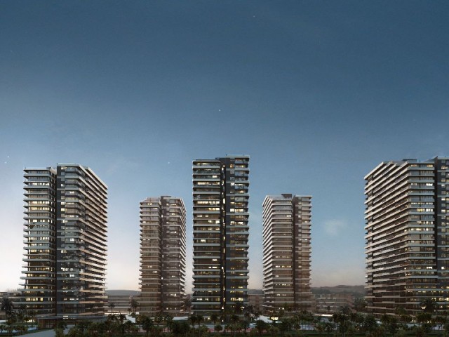 1+1 FLATS FOR SALE IN THE STUNNING GRAND SAPPHİRE BLU PROJECT IN İSKELE LONGBEACH (0533 871 6180)