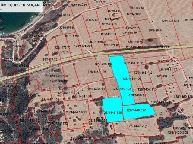 GRUNDSTÜCK ZUM VERKAUF IN KAPLICA, 14 DEKLAREN (£135.000 PRO LAND), 300 M. ENTFERNUNG VOM MEER (0533 871 6180)