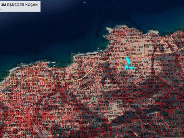 KAPLICA'DA ANAYOLA SIFIR 14 DÖNÜM(DÖNÜMÜ 135.000£) SATILIK ARAZİ, DENİZE 300 M. MESAFEDE ( 0533 871 6180 )