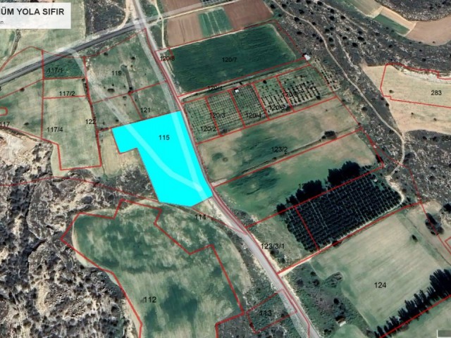 LAND FOR SALE IN İSKELE KUZUCUK REGION, 8 DECADES (£50,000 DECEMBER) NEW TO THE ROAD (0533 871 6180)