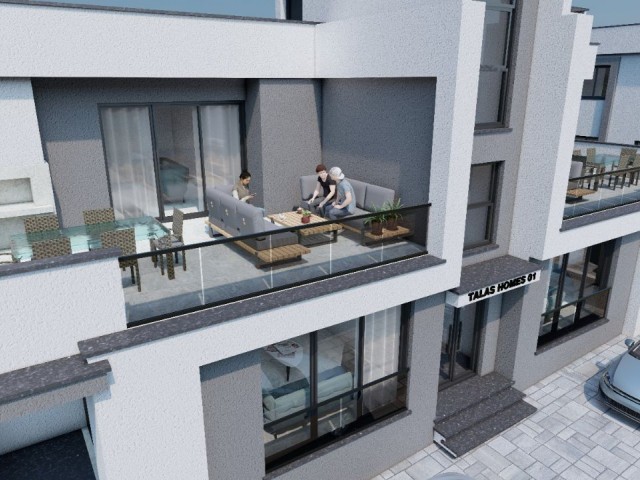 IN GÖNYELİ AREA, 2 STORIES, ONLY 8 PIECES OF 3+1 AND 2+1, NEW FLATS WITH TURKISH COACHES..