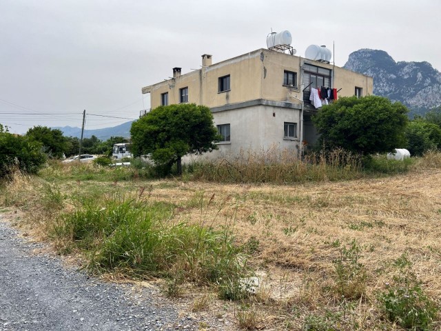 GİRNE, KARŞIYAKA, nur wenige Gehminuten vom Meer entfernt. EIN ZWEISTÖCKIGES HAUS verfügt über ein Erdgeschoss und einen 600 m2 großen Garten - DOĞAN BORANSEL: WhatsApp/ Mobil: +90