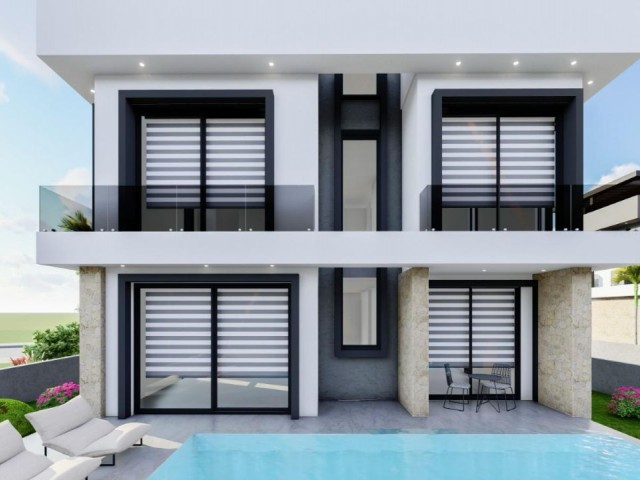 AT CAMLIBEL AREA TURKISH TITLE WITH THE BEGINNING PRICES 4+1 VILLAS,  DONT MISSES..