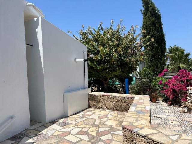 GİRNE , KARŞIYAKA'da  very good condition and FULLY FURNISHED 2+1 BUNGALOW with  1,761 m2  GARDEN SIZE AND WATER WELL WITH EXCELLENT SEA AND MOUNTAIN VIEW  : DOĞAN BORANSEL : Mobile/Whatsapp : +90-5338671911