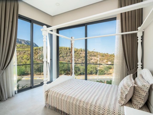 2+ 1 Apartment for sale in the Bellapais District of Kyrenia on a Site with a Magnificent View ** 