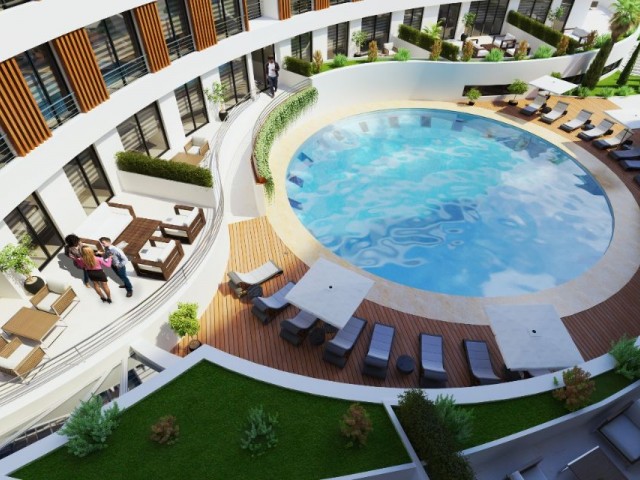 Residence Apartments 2 + 1 in a Luxury Complex in the Center of Kyrenia ** 