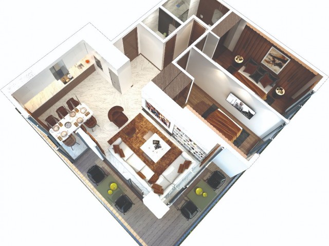 LUXURIOUS 2+1 FLAT WITH 5 STAR HOTEL CONCEPT FROM EXEN INVEST ** 