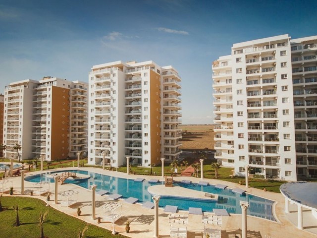 1+0 Flat for Sale with Hotel Concept in Famagusta Iskele by Exen Invest ** 