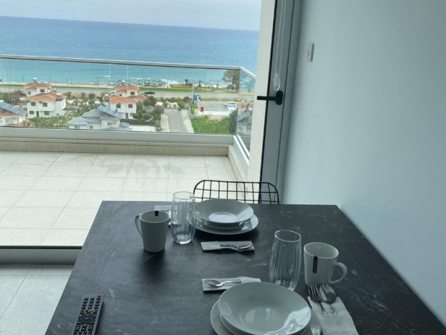 Abelia Residence İskele Boğaz Deniz Manzaralı Satılık Stüdyo Daire 