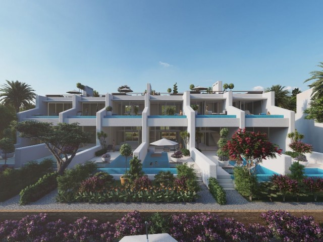 3 +1 Garden Floor Apartment with 80 residences in Kyrenia Esentepe in Cyprus ** 