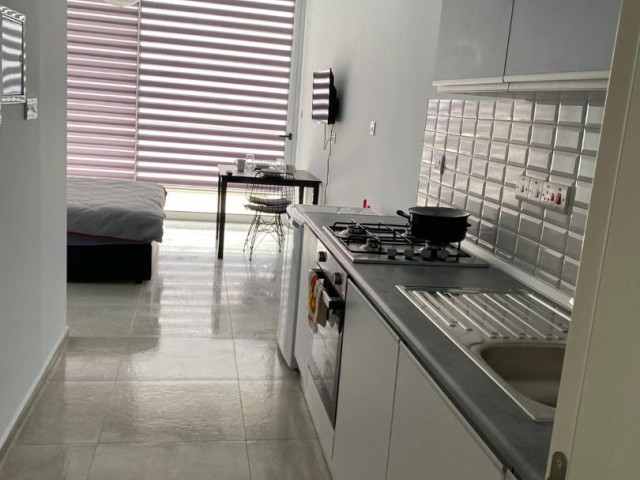 1+0 FULLY FURNISHED FLAT FOR RENT WITH SEA VIEW WITHIN THE SITE IN İSKELE BOGAZ AREA