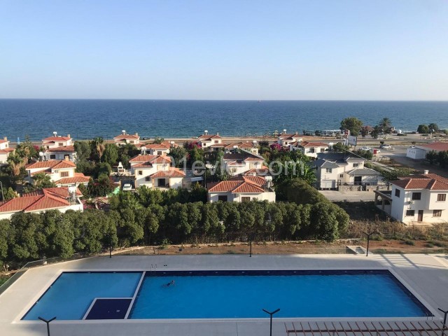 1+0 FULLY FURNISHED FLAT FOR RENT WITH SEA VIEW WITHIN THE SITE IN İSKELE BOGAZ AREA