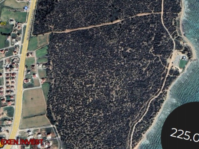 FAMAGUSTA NEW BOGAZICI 0.35 ZONED 1.124 M2 LAND FOR SALE