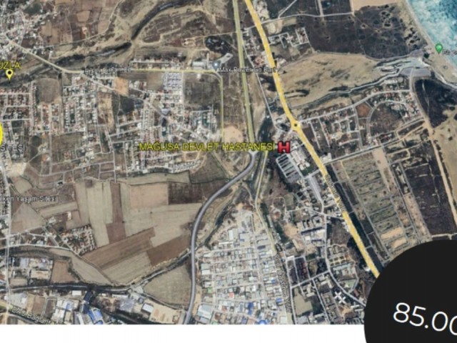 FAMAGUSTA TUZLA 0.35 ZONING 520 M2 LAND FOR SALE