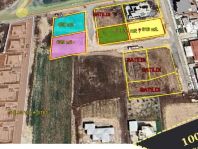 FAMAGUSTA MUTLUYAKA 625 M2 LAND FOR SALE