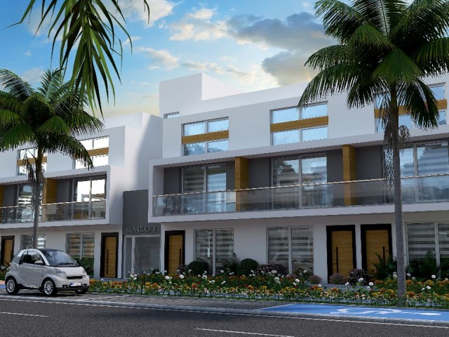 VILLA TYPE 1+0 FLAT FOR SALE IN İSKELE BOGAZ SEA-FRONT PROJECT