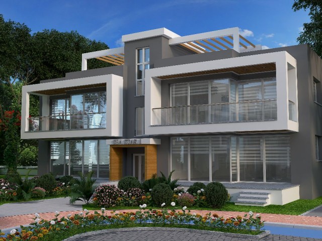 VILLA TYPE 1+0 FLAT FOR SALE IN İSKELE BOGAZ SEA-FRONT PROJECT